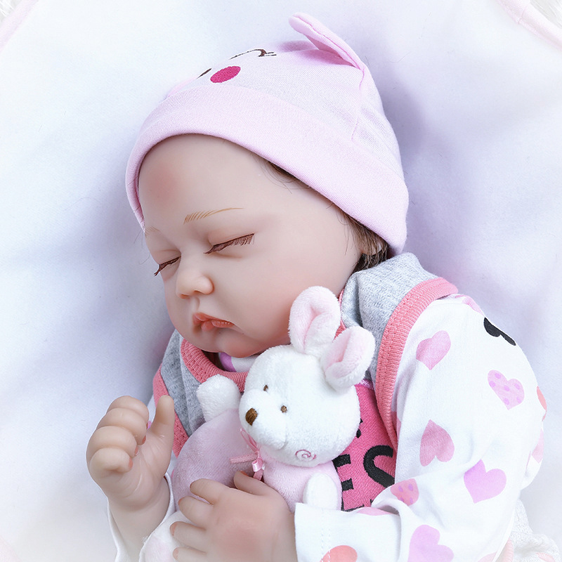 55cm renacer bebé recién nacido muñeca NPK marca renacer bebé simulación muñeca