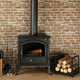 壁炉真火燃木取暖炉芯现代装饰欧式铸铁别墅家用火炉独立式取暖器