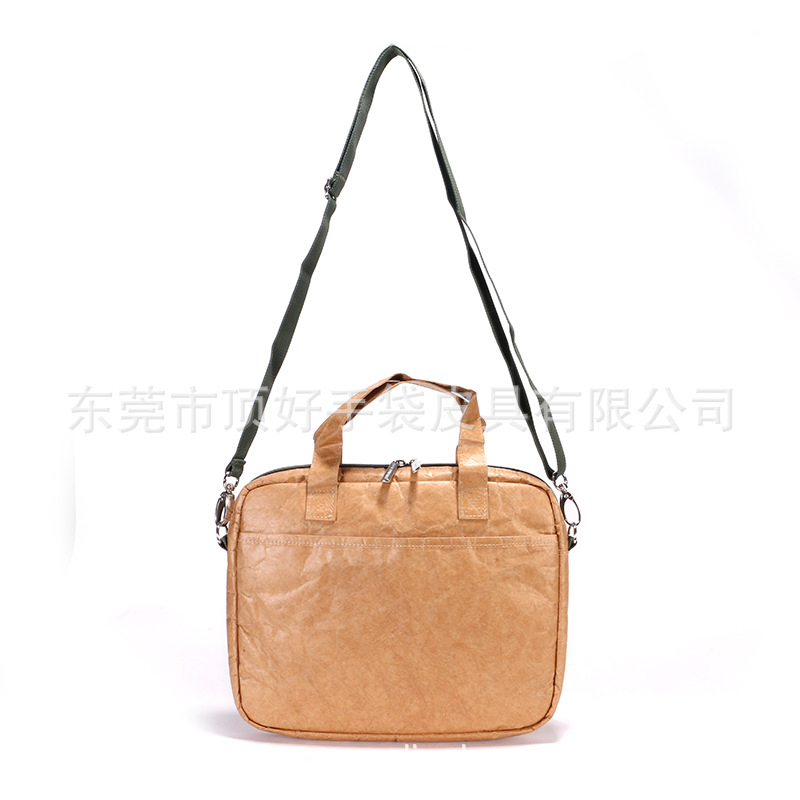 Korean-style New DuPont Paper Shoulder Computer Bag Waterproof Anti-shock DuPont Paper Business Bag Multi-functional Crossbody Bag