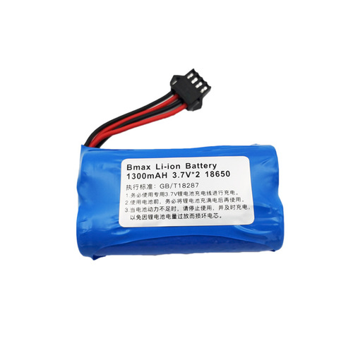 Remote control car 18650 lithium battery 3.7Vx2 twist car deformation car rechargeable battery SM 4P plug