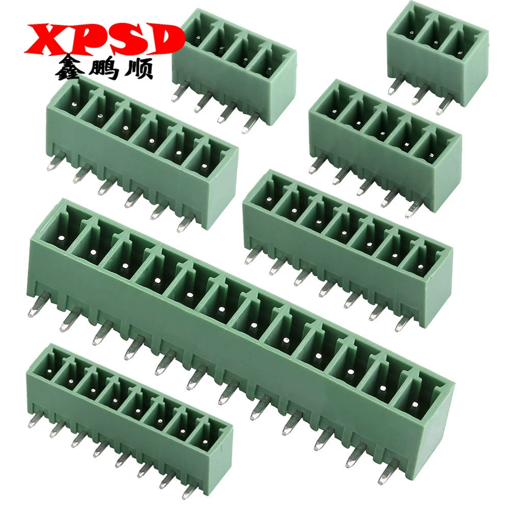 [KF2EDG 3.5MM вставной с 15EDG pcb клеммник изгиб/прямые контакты+ гнездо 2/3/4/5/8/12P]