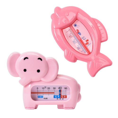 Baby indoor bath thermometer baby cartoon water thermometer children's toy bath fish shape small elephant shape