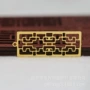 方形保色镂空24k发簪