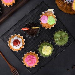 Flower-shaped cake paper cup mechanism high temperature cup chrysanthemum cup snow meiniang chiffon bread coated cup oil-proof base