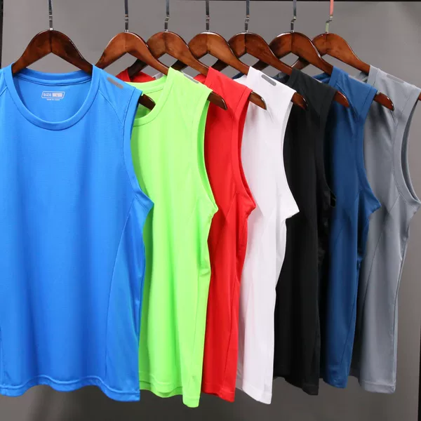 Quick-drying Short-sleeved Clothing Men's Summer Sports Running Top Fitness Training Marathon Competition Clothing Women's Casual Vest