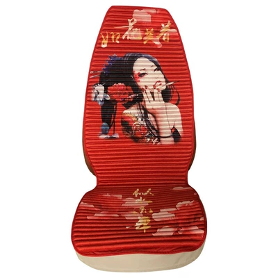 Large Truck Seat Cushion Truck Seat cushion, seat cover - flower-red