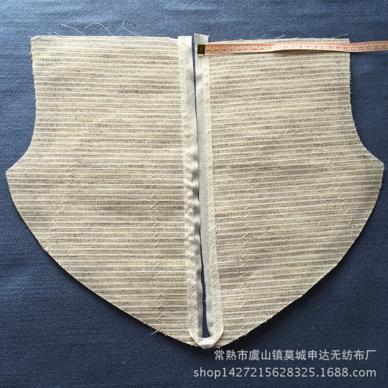 西装胸衬 前胸贴 黑炭衬胸片 专业各种外贸特规