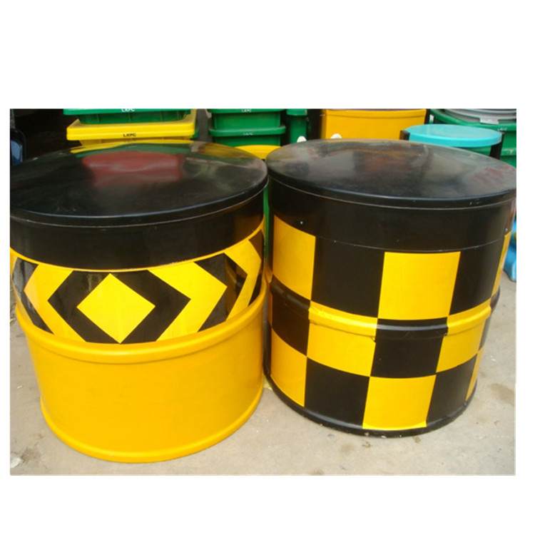 玻璃钢防撞桶厂家/吹塑防撞桶/滚塑防撞桶/920*950mm玻璃钢防撞桶