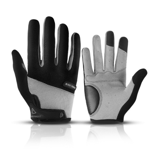 Outdoor men and women sports summer non-slip fitness full finger bicycle riding touch screen gloves wholesale