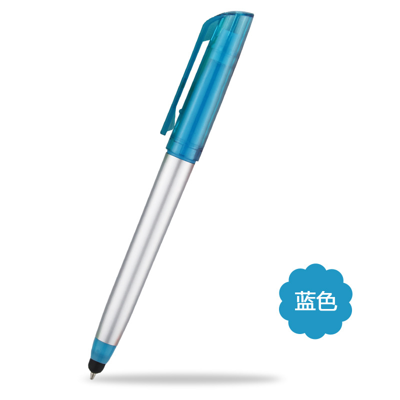 Nueva pluma de resaltador multifuncional pluma de bola pluma de condensador puede imprimir un logotipo de pluma