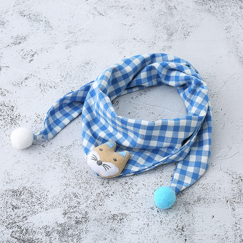 Blue and white grid