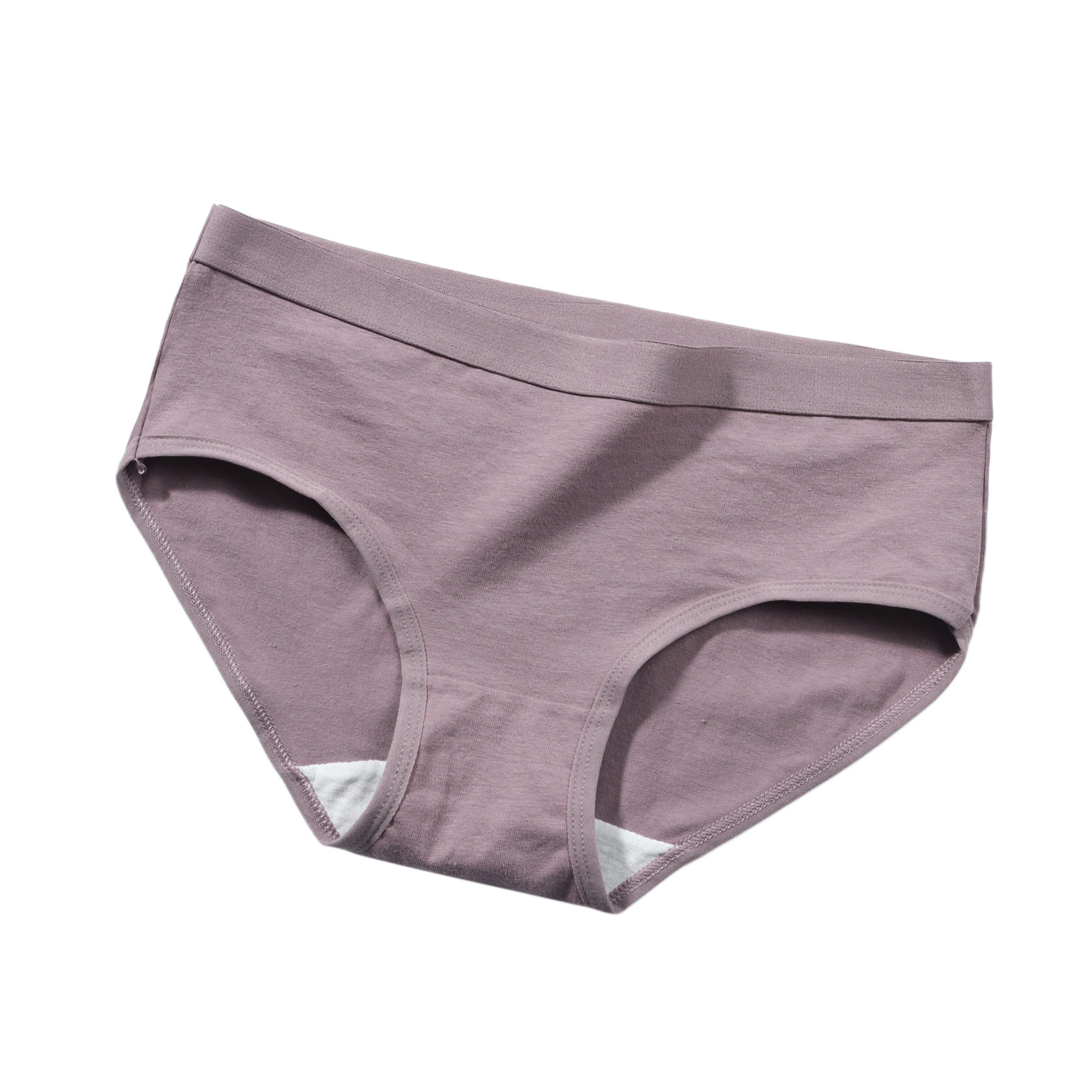 Women's Cotton Underwear Briefs, Breathable Elastic Mid & High Waist, Multi-Color M–XXL