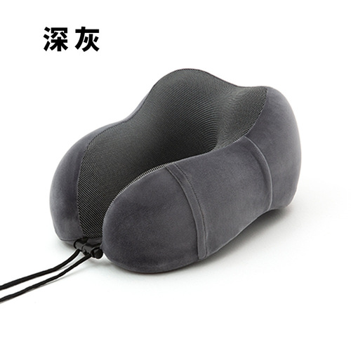 Amazon Travel Storage Cervical Pillow Office Nap U-shaped Memory Foam Direct Manufacturer Sales