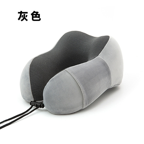 Amazon Travel Storage Cervical Pillow Office Nap U-shaped Memory Foam Direct Manufacturer Sales