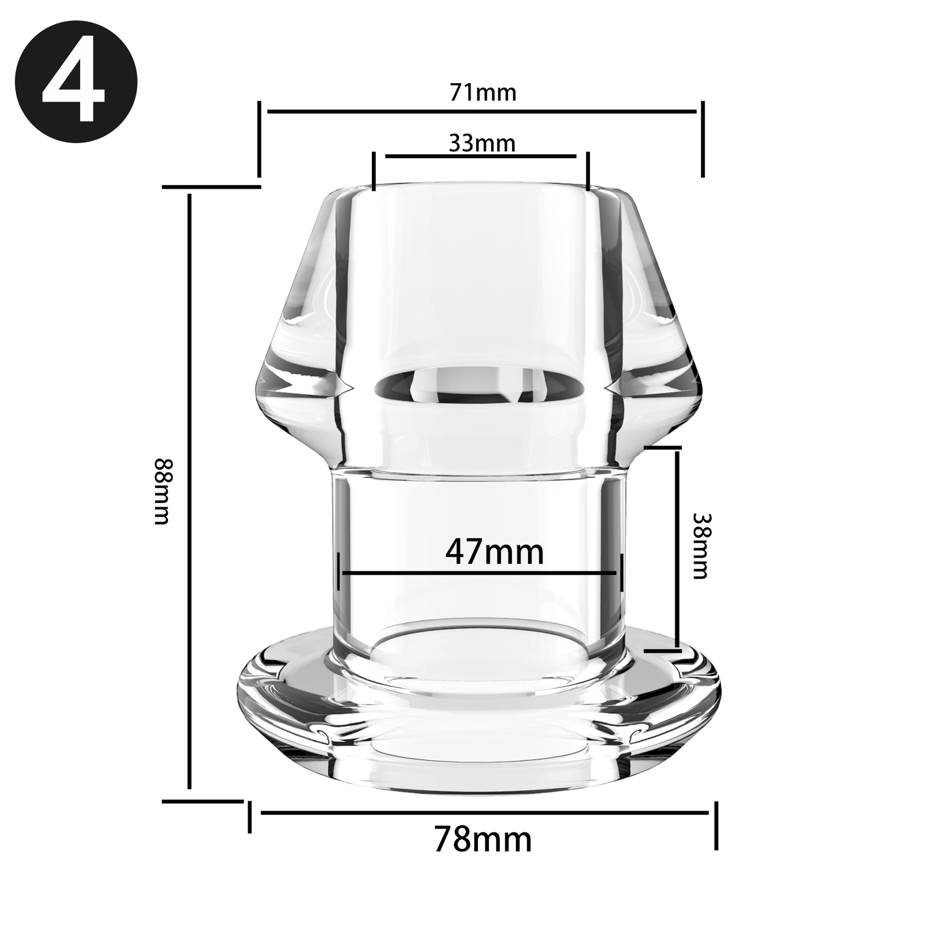 No. 4 (bolsa de papel de aluminio)