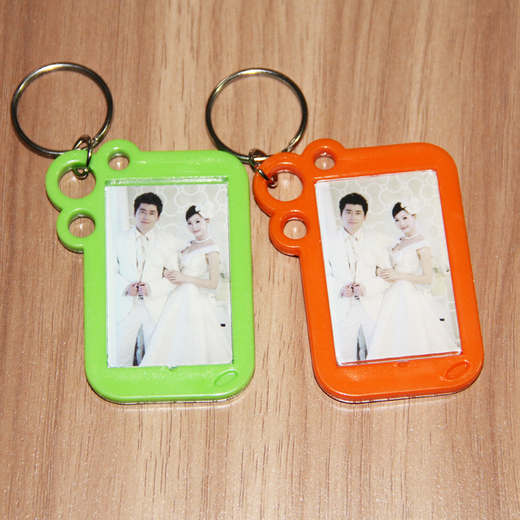 Factory direct key chain photo frame 2 inch pendant photo frame supply creative baby double-sided combination photo frame wholesale Factory direct key chain photo frame 2 inch pendant photo frame supply creative baby double-sided combination photo frame wholesale