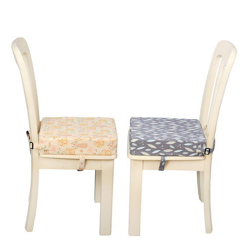 Factory children's dining chair student learning heightening baby dining chair seat cushion household non-slip children's cartoon square sofa