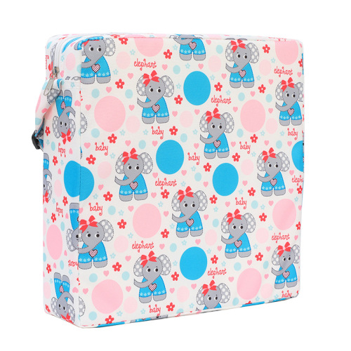 Factory children's dining chair student learning heightening baby dining chair seat cushion household non-slip children's cartoon square sofa