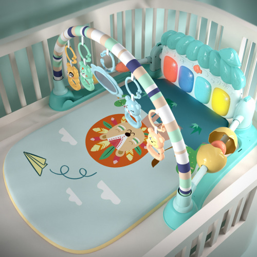 Pedal piano newborn baby toy fitness stand 0-1 year old baby 3-6-12 months educational early education boys and girls