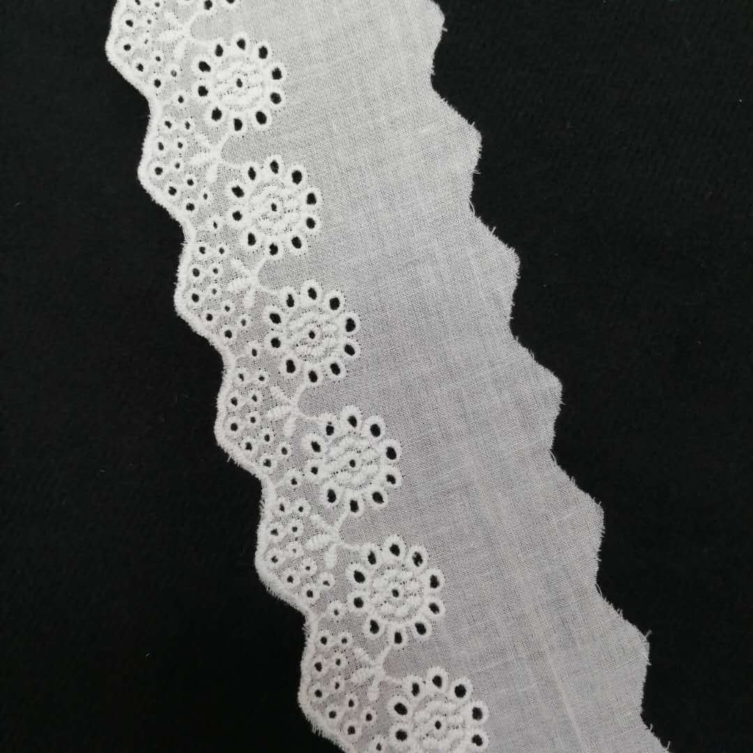 刺绣蕾丝花边厂家现货供应新款棉布绣花服装玩具饰品辅料手工DIY