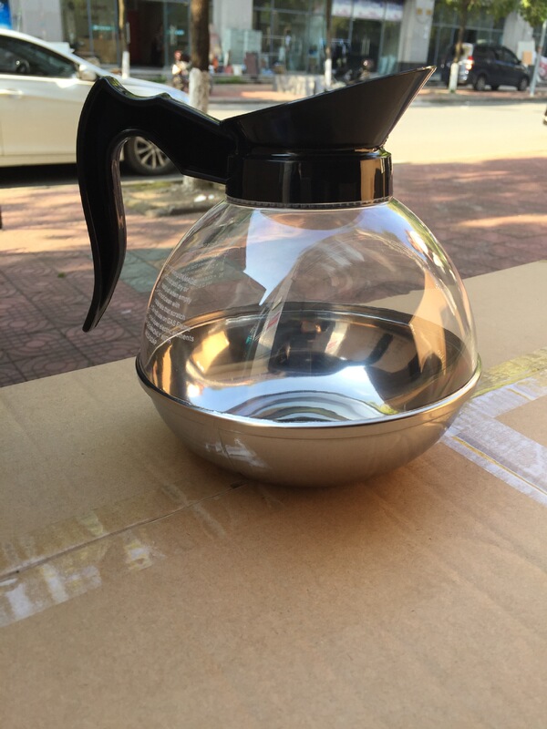 Domestic Stainless Steel Steel Bottom Coffee Pot American Coffee Maker Tea Pot Cold Kettle Domestic Stainless Steel Steel Bottom Coffee Pot American Coffee Maker Tea Pot Cold Kettle
