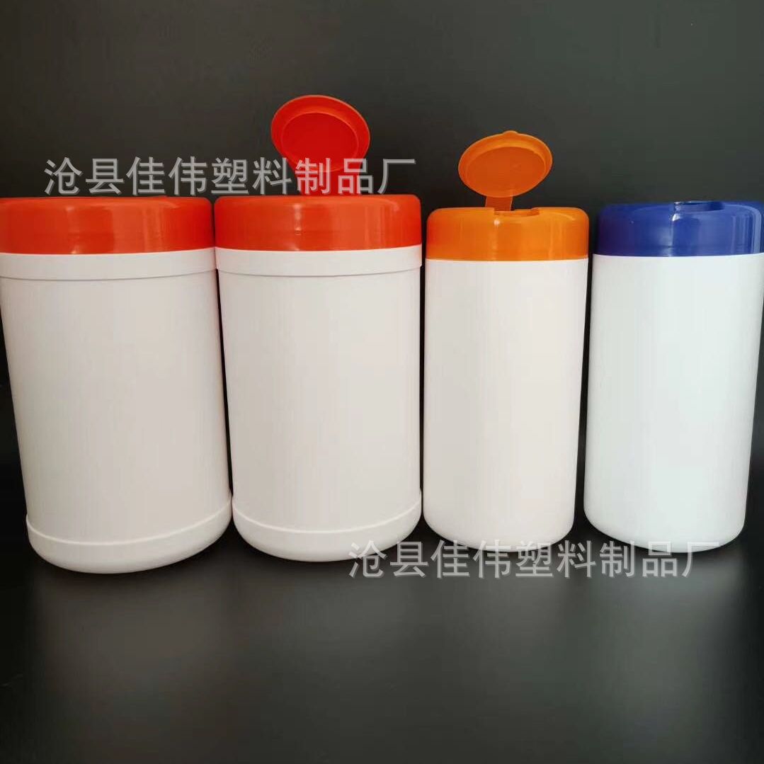 现货供应 湿巾桶 塑料消毒湿巾桶翻盖 60抽80抽100抽酒精湿巾桶pe