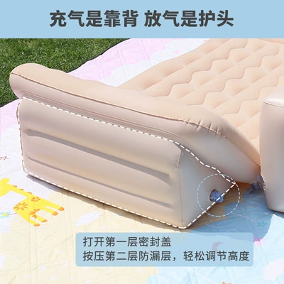 Car Rear Child Travel Bed: Vehicle-mounted inflatable bed