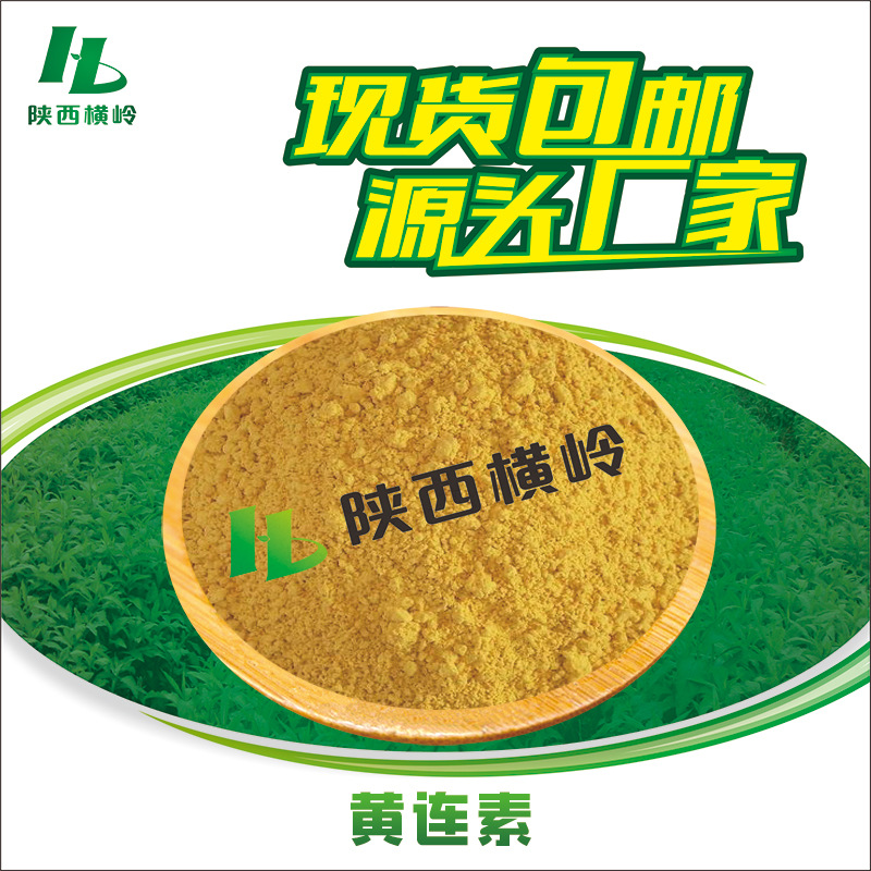 盐酸小檗碱 98%含量 黄连素 黄连提取物 小檗碱粉 500g/袋 包邮价