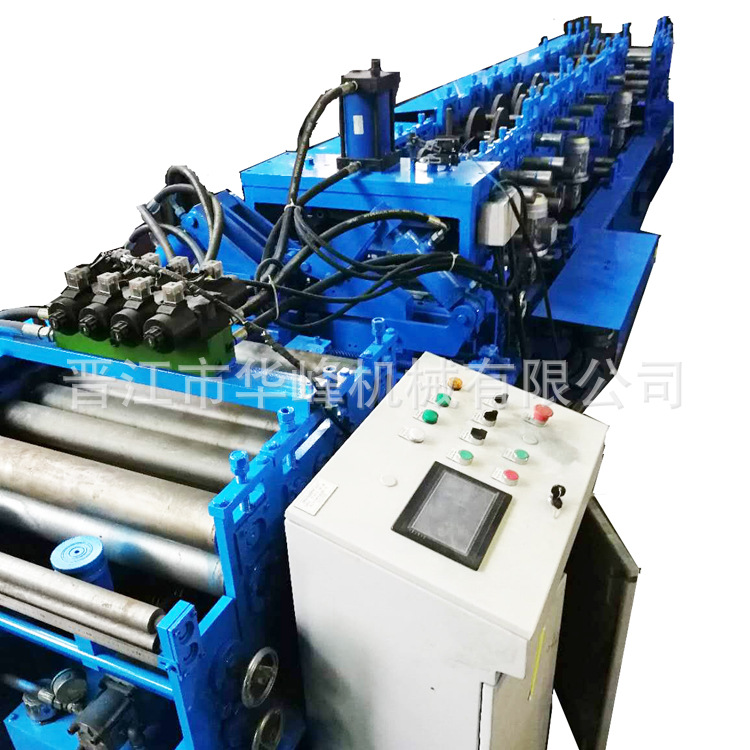 泉州自动C型钢机 C型钢设备 C檩条冷弯机 速度每分钟25米