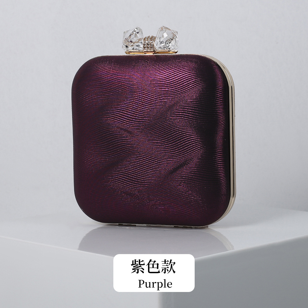 Bolso de mujer de moda transfronteriza exquisita hebilla de diamante bolso de noche vestido de fiesta elegante bolso de hombro del embrague del todo fósforo