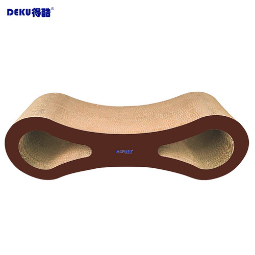 DEKU multi-size cat scratching board 8-shaped corrugated paper cat scratching board claw grinding toy cat pet supplies