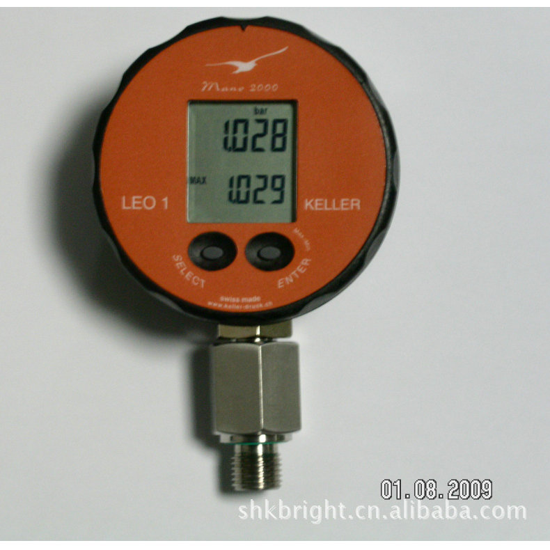 供应LEO1精密数字压力表记录型数显高精度高精度0.1