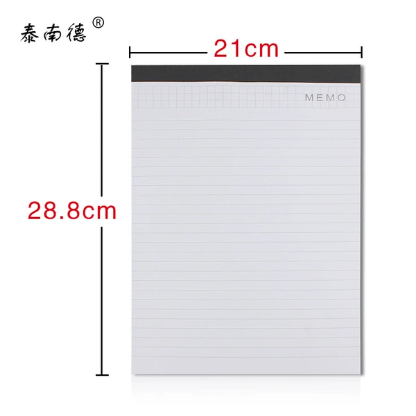 A4 note pad-25 sheets