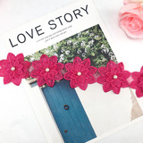 Точечный запас воды -Современная кружевная вышивка и жемчужная вышивка кружев