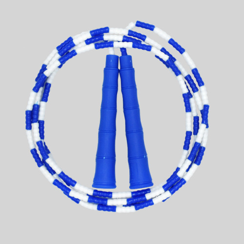 Bamboo Joint Jump Rope for Kids & Adults | Fitness & Sports Equipment | Fancy Jump Ropes for Kindergarten & School Training | Beaded Jump Ropes