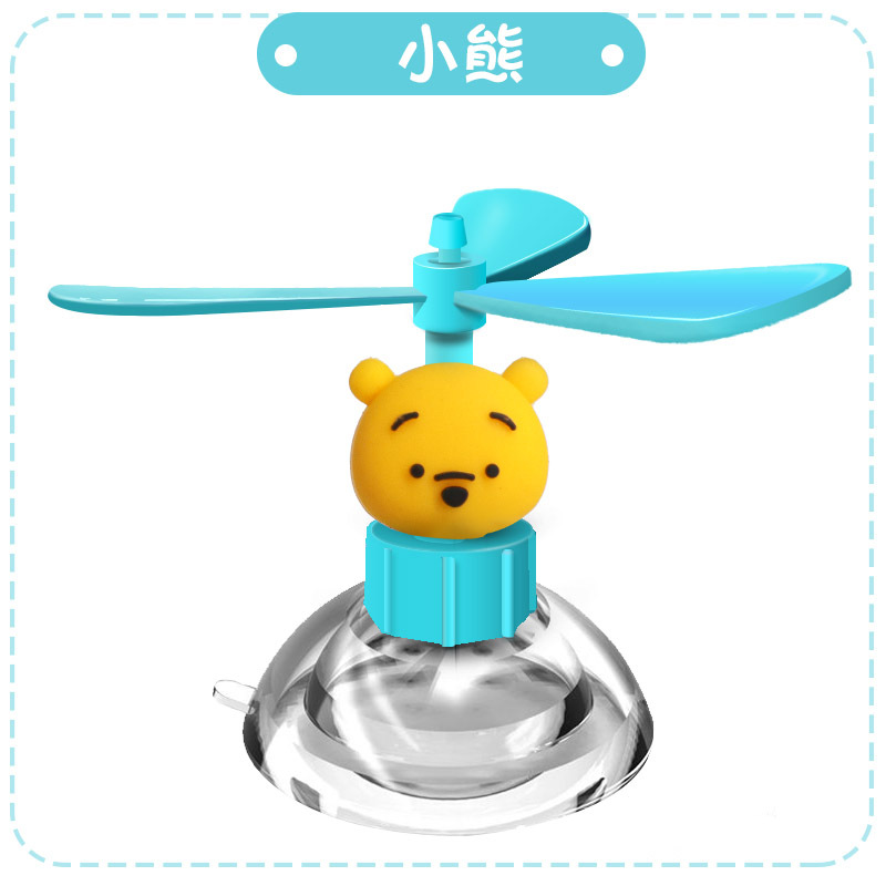 Tiktok libélula de bambú caliente creativo lindo casco lechón decoración giratoria coche eléctrico llevar puesto de aviones