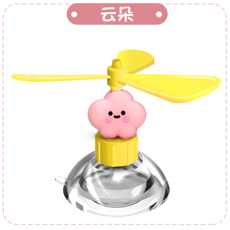 Tiktok libélula de bambú caliente creativo lindo casco lechón decoración giratoria coche eléctrico llevar puesto de aviones