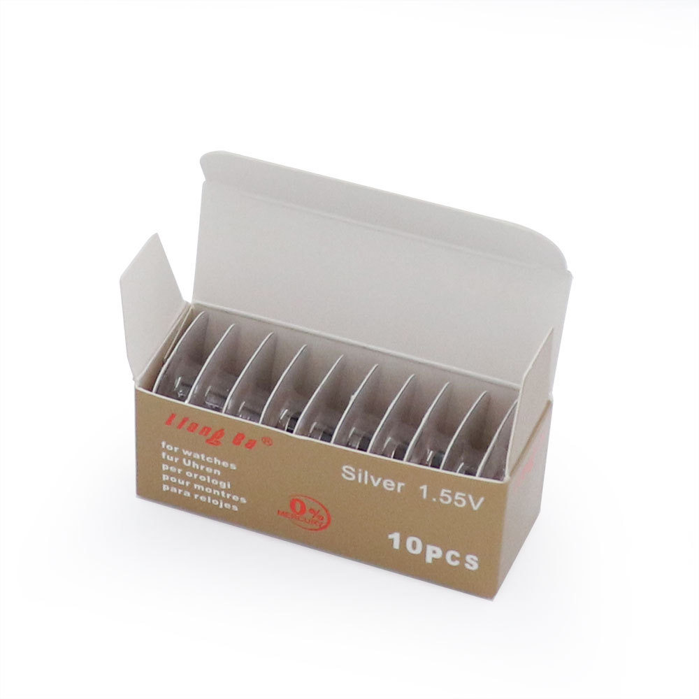 厂家直销 SR927SW氧化银电池 纽扣电池电子 1.55V395量霸手表电池