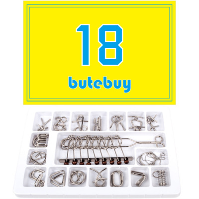 Nine chain 18 Set of parts Xie ring trip adult children Puzzle toy Manufactor supply Eighteen One suit