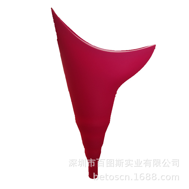 Ventas directas de la fábrica nueva señora vendedora caliente portátil al aire libre emergencia orinal de pie urinario femenino de silicona