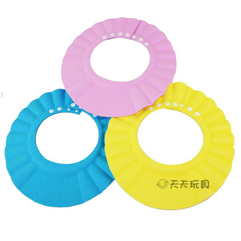 Tapa de champú para niños gorro de ducha de bebé gorro de champú de bebé extra grande ajustable piscina suministros de baño de bebé