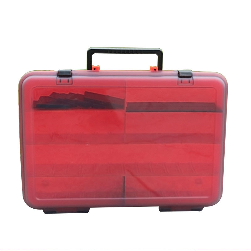 J Luya Caja Individual Doble capa Luya mar pesca caja de almacenamiento Negro gran capacidad Luya caja al por mayor