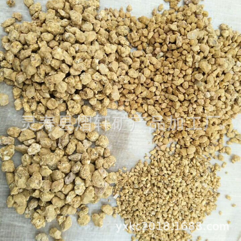 厂家供应黄金多肉麦饭石 过滤水水池用麦饭石 麦饭石颗粒1-10mm