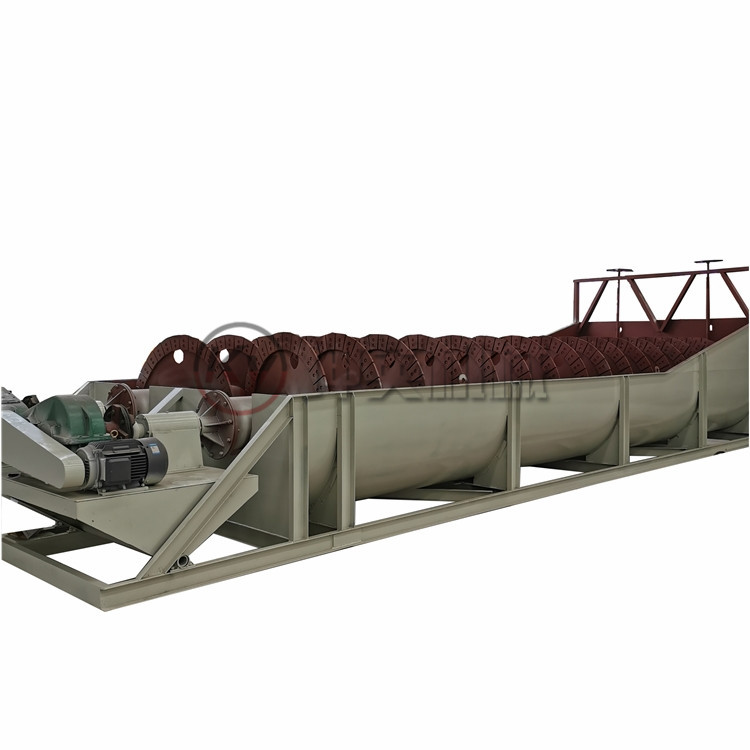 云南细沙分离设备 昆明螺旋洗砂机 河卵石洗砂机 螺旋水洗沙设备