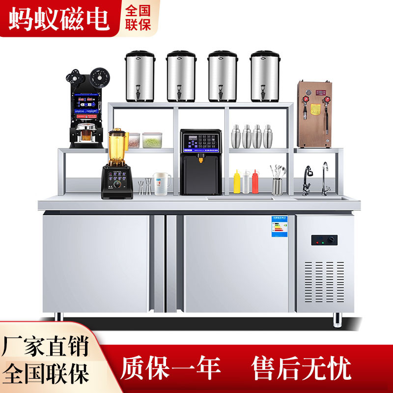 Water Bar Commercial Milk Tea Shop Refrigerated Frozen Milk Tea Console Drink Water Bar Freezer Milk Tea Shop Equipment Freezer Water Bar Commercial Milk Tea Shop Refrigerated Frozen Milk Tea Console Drink Water Bar Freezer Milk Tea Shop Equipment Freezer