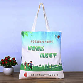 活动宣传图片彩印纪念礼品袋时尚单肩手提袋培训收纳袋手拎