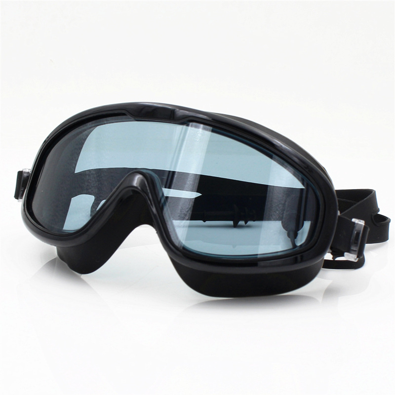 Silicone waterproof swimming goggles all-season anti-fog for men and…
