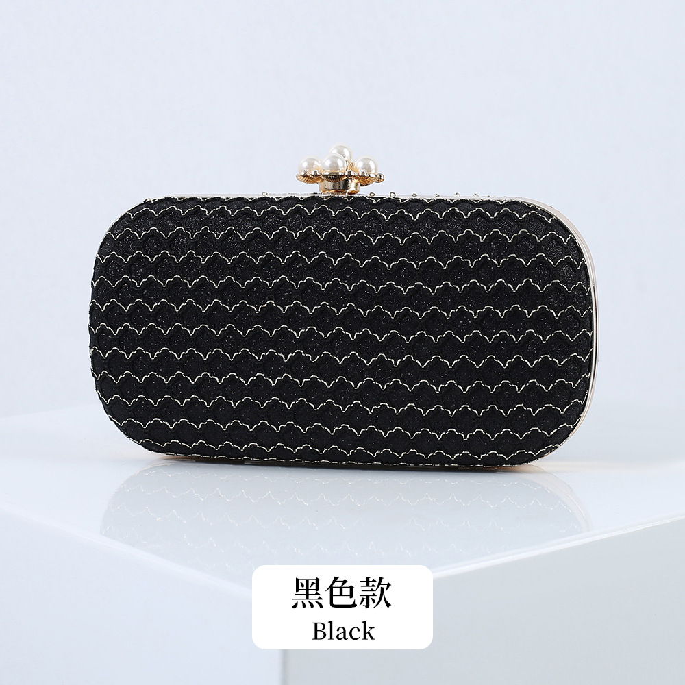 Suministro transfronterizo nuevo bolso de noche europeo y americano Venta caliente banquete bolsa moda nupcial boda bolsa de una sola pieza embrague de entrega para las mujeres
