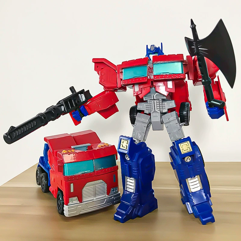 KakaDuck Metal Bumblebee Transformer Toy - 23cm Alloy Robot Car Model, Dino/Train Deformation