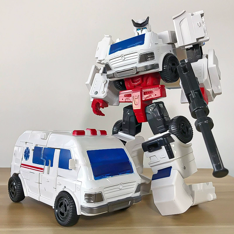 KakaDuck Metal Bumblebee Transformer Toy - 23cm Alloy Robot Car Model, Dino/Train Deformation